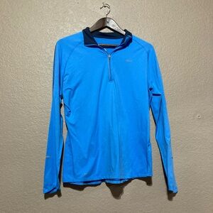 Nike Dri-FIT Blue Quarter-Zip Shirt